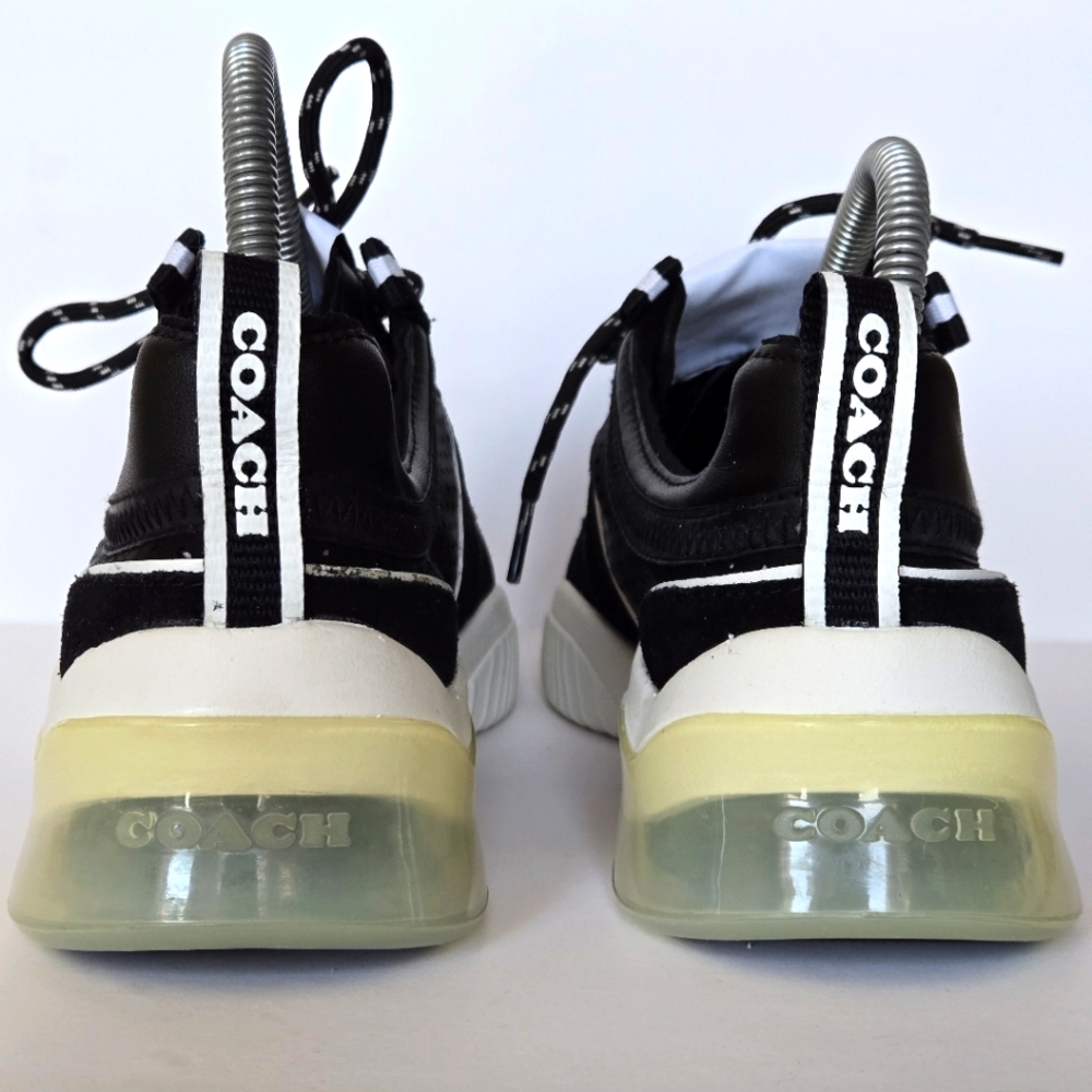 Coach City Sole runners size 8B black and white EUC - Picture 5 of 8